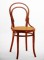 La chaise n° 14 est à la base développée en 1859 pour répondre à la commande d’Anna Daum qui rêve pour son café de chaises pratiques, élégantes et peu encombrantes. Les commandes s’enchaînent alors très vi