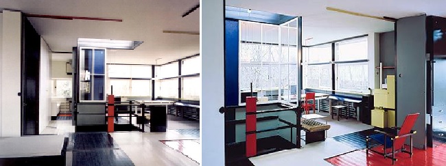 Gerrit Rietveld - Maison Schroder intérieur | d e s t i l j ... Gerrit Rietveld - Maison Schroder intérieur | d e s t i l j ...
